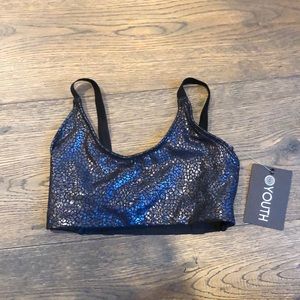 Girls sports bra size medium 7-10